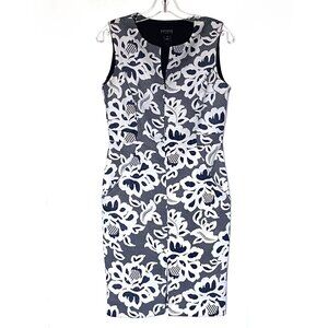 Enfocus Studio sleeveless floral, textured dress size 8